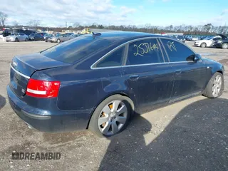 2005 Audi A6 with VIN WAUDG74F25N066402, listed as a IAAI auction lot 41597505 with 999,999 mi miles. Bid and sale history available at carsss.com. Image 4.
