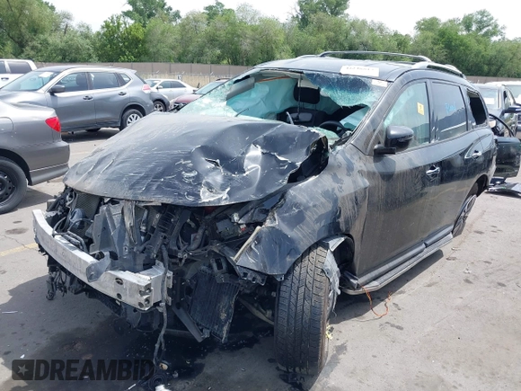2018 Nissan Pathfinder SV with VIN 5N1DR2MM4JC636562, listed as a IAAI auction lot 42348812 with Not provided miles and . Bid and sale history available at DreamBid. Image 2.
