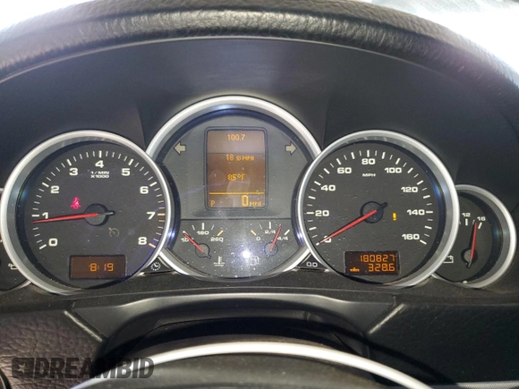 2006 Porsche Cayenne S with VIN WP1AB29P56LA66639, listed as a Copart auction lot 52097595 with 180,827 mi miles and Salvage title. Bid and sale history available at DreamBid. Image 9.
