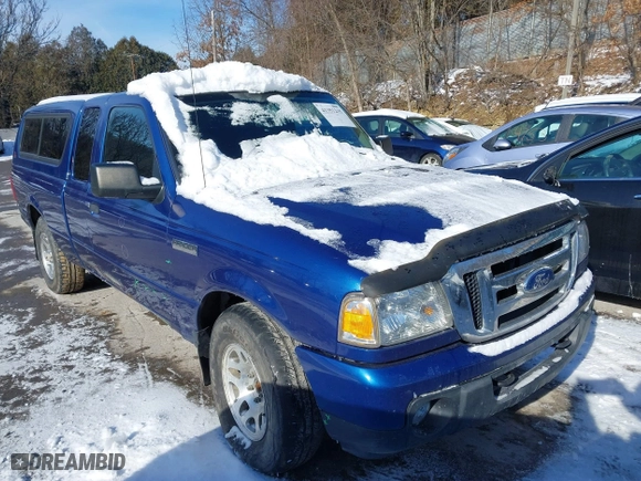 2011 Ford Ranger XLT with VIN 1FTLR4FE9BPA51147, listed as a IAAI auction lot 41351215 with 105,562 mi miles. Bid and sale history available at carsss.com. Image 1.