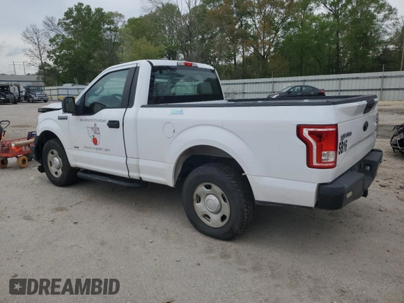 2016 Ford F-150 XL with VIN 1FTMF1CPXGKD34131, listed as a Copart auction lot 50490935 with 117,421 mi miles and Salvage Title. Bid and sale history available at carsss.com. Image 2.