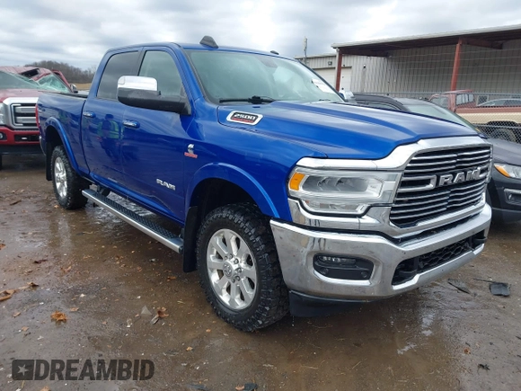 2019 Ram 2500 Laramie with VIN 3C6UR5FL1KG640911, listed as a IAAI auction lot 41668058 with 35,520 mi miles. Bid and sale history available at carsss.com. Image 1.