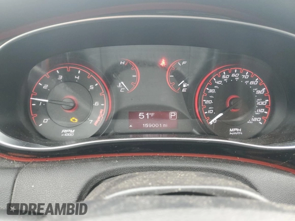 2014 Dodge Dart SXT z VIN 1C3CDFBB4ED919703, wystawiony jako Copart lot #86047724 z przebiegiem 159 001 mil mil oraz Szkoda całkowita • Salvage title. Historia ofert i sprzedaży dostępna na DreamBid. Obrazek 9.