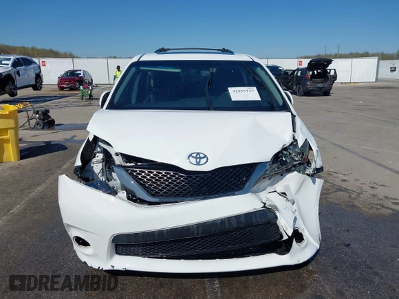 2017 Toyota Sienna SE with VIN 5TDXZ3DC8HS871148, listed as a IAAI auction lot 42035137 with 124,126 mi miles and . Bid and sale history available at DreamBid. Image 12.