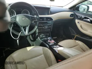 2018 Infiniti QX30 ESSENTIAL with VIN SJKCH5CP1JA050717, listed as a Copart auction lot 64178064 with 0 mi miles and Salvage Title. Bid and sale history available at carsss.com. Image 8.