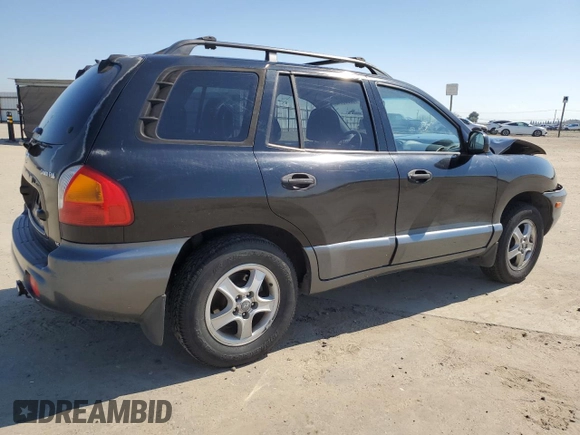 2001 Hyundai Santa Fe GLS with VIN KM8SC83D71U123474, listed as a Copart auction lot 50665145 with 84,155 mi miles and Salvage Title. Bid and sale history available at carsss.com. Image 3.
