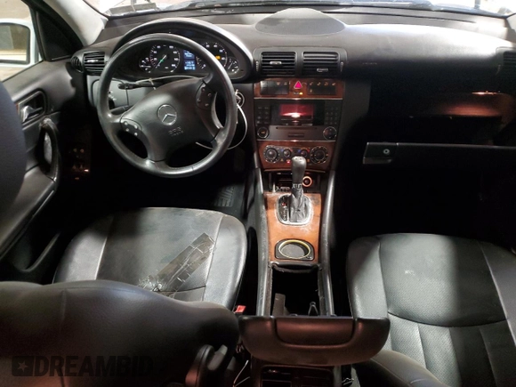 2006 Mercedes-Benz C 280 Luxury with VIN WDBRF92H56F759258, listed as a Copart auction lot 59697585 with 100,601 mi miles and Salvage title. Bid and sale history available at DreamBid. Image 8.