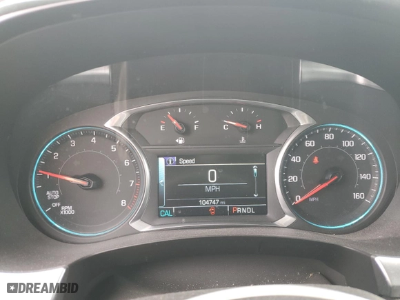 2019 Chevrolet Traverse LT Cloth with VIN 1GNEVGKW9KJ116156, listed as a Copart auction lot 52923885 with 104,747 mi miles and Salvage Title. Bid and sale history available at carsss.com. Image 9.