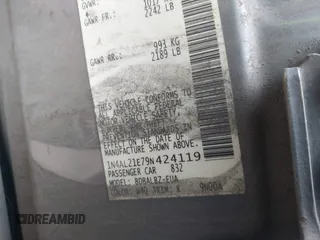 2009 Nissan Altima 2.5 z VIN 1N4AL21E79N424119, wystawiony jako IAAI lot #42278226 z przebiegiem 210 342 mil mil oraz . Historia ofert i sprzedaży dostępna na DreamBid. Obrazek 9.