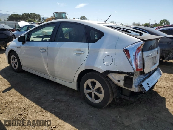 2012 Toyota Prius One with VIN JTDKN3DU5C5466250, listed as a Copart auction lot 54937105 with 221,871 mi miles and Salvage Title. Bid and sale history available at DreamBid. Image 2.