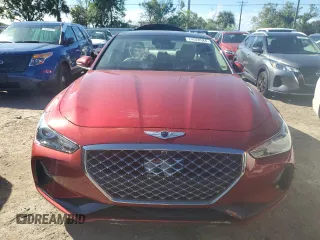 2020 Genesis G70 2.0T with VIN KMTG44LA4LU048341, listed as a Copart auction lot 74528584 with 17,474 mi miles and Non Repairable. Bid and sale history available at carsss.com. Image 5.