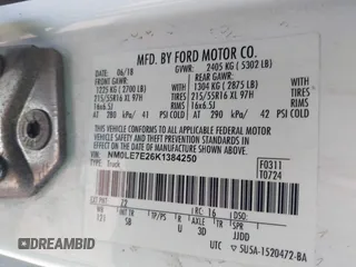 2019 Ford Transit Connect XL с VIN NM0LE7E26K1384250, выставлен на аукционе IAAI как лот 42064192 с пробегом 117 106 миль миль и . История ставок и продаж доступна на DreamBid. Изображение 9.