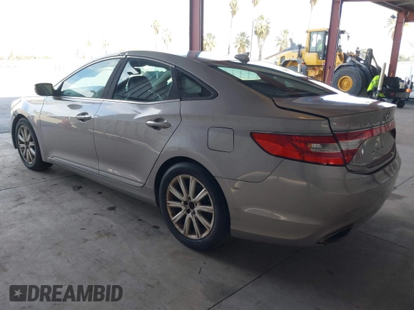 2014 Hyundai Azera with VIN KMHFG4JG1EA347861, listed as a IAAI auction lot 41430849 with 161,832 mi miles and . Bid and sale history available at DreamBid. Image 3.