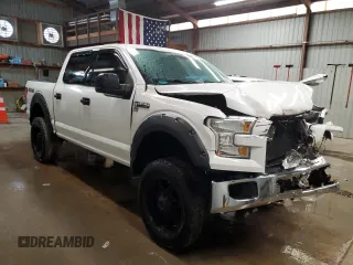 2015 Ford F-150 XLT with VIN 1FTEW1EF6FFB70702, listed as a Copart auction lot 58165445 with 177,616 mi miles and Salvage title. Bid and sale history available at DreamBid. Image 4.