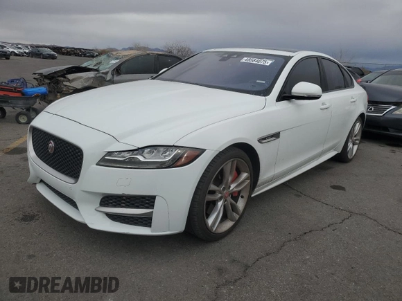 2016 Jaguar XF 35t R-Sport with VIN SAJBF4BV0GCY08737, listed as a Copart auction lot 48584075 with 113,284 mi miles and Clean Title. Bid and sale history available at carsss.com. Image 1.