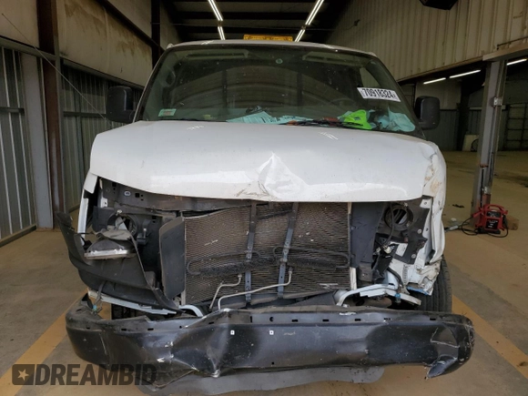 2014 Chevrolet Express Cargo with VIN 1GCZGTCG8E1213177, listed as a Copart auction lot 73557024 with Not provided miles and Salvage title. Bid and sale history available at DreamBid. Image 5.