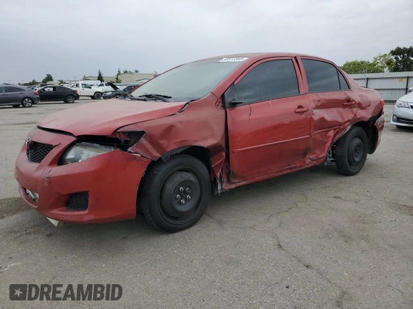 2010 Toyota Corolla with VIN JTDBU4EE8A9112597, listed as a Copart auction lot 53513385 with 177,969 mi miles and Salvage Title. Bid and sale history available at DreamBid. Image 1.