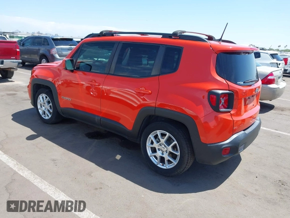 2020 Jeep Renegade Latitude z VIN ZACNJABB5LPL88670, wystawiony jako IAAI lot #42181204 z przebiegiem 45 448 mil mil oraz . Historia ofert i sprzedaży dostępna na DreamBid. Obrazek 3.