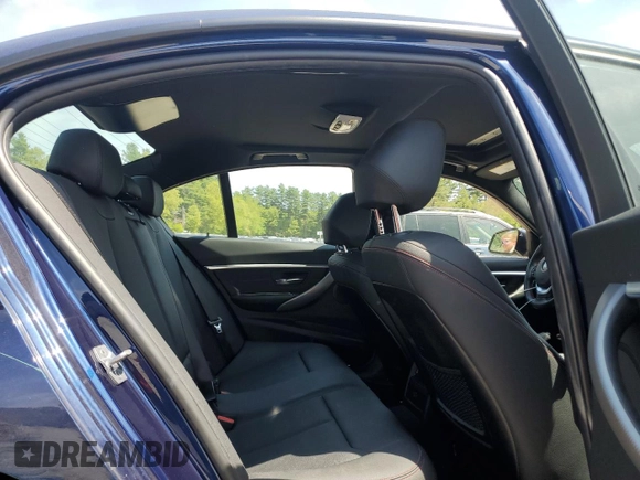 2018 BMW 3 Series 330i xDrive with VIN WBA8D9C54JEM33342, listed as a Copart auction lot 56833135 with 36,434 mi miles and Salvage title. Bid and sale history available at DreamBid. Image 10.