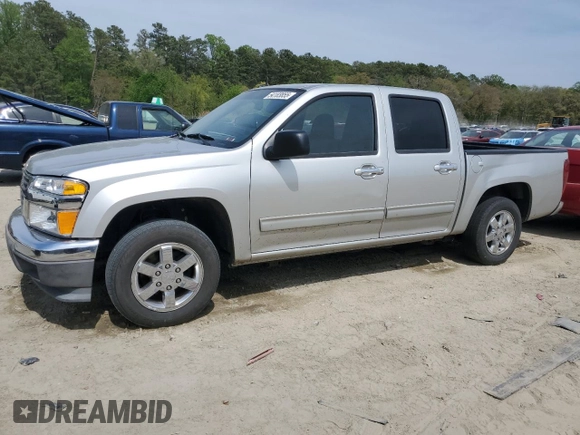 2010 GMC Canyon SLE1 with VIN 1GTDSCDE0A8125702, listed as a Copart auction lot 54183855 with 348,711 mi miles and Salvage title. Bid and sale history available at DreamBid. Image 1.