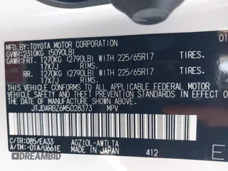 2021 Lexus NX 300 with VIN JTJDARBZ6M5028373, listed as a IAAI auction lot 42013736 with 22,577 mi miles and . Bid and sale history available at DreamBid. Image 9.