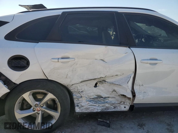 2018 Jaguar F-Pace 30t Premium with VIN SADCJ2GX3JA328201, listed as a Copart auction lot 50598965 with 115,435 mi miles and Salvage Title. Bid and sale history available at DreamBid. Image 12.