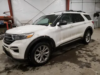 2021 Ford Explorer XLT with VIN 1FMSK8DH8MGA25562, listed as a Copart auction lot 42580855 with 35,462 mi miles and Salvage Title. Bid and sale history available at carsss.com. Image 1.
