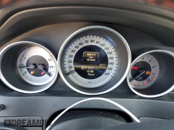 2013 Mercedes-Benz C 250 Sport with VIN WDDGF4HB4DA852223, listed as a Copart auction lot 46757365 with 107,243 mi miles and Salvage title. Bid and sale history available at DreamBid. Image 9.