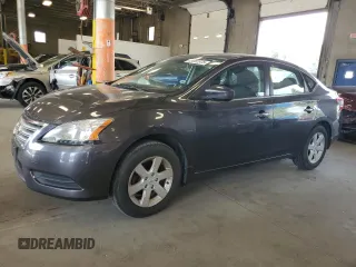 2014 Nissan Sentra SV with VIN 3N1AB7AP9EY258584, listed as a Copart auction lot 65065975 with 165,998 mi miles and Salvage title. Bid and sale history available at DreamBid. Image 1.