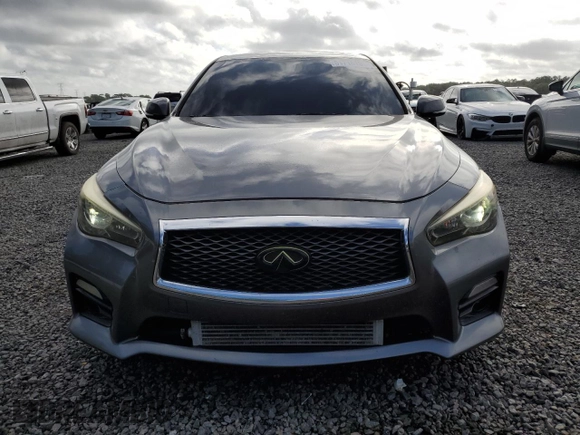 2016 Infiniti Q50 3.0t Red Sport 400 with VIN JN1FV7AP7GM421302, listed as a Copart auction lot 51716195 with 92,137 mi miles and Salvage Title. Bid and sale history available at carsss.com. Image 5.