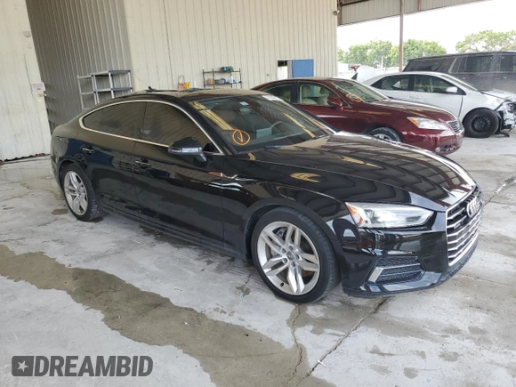 2019 Audi A5 Sportback Premium with VIN WAUANCF50KA068853, listed as a Copart auction lot 71626813 with 25,373 mi miles. Bid and sale history available at carsss.com. Image 4.