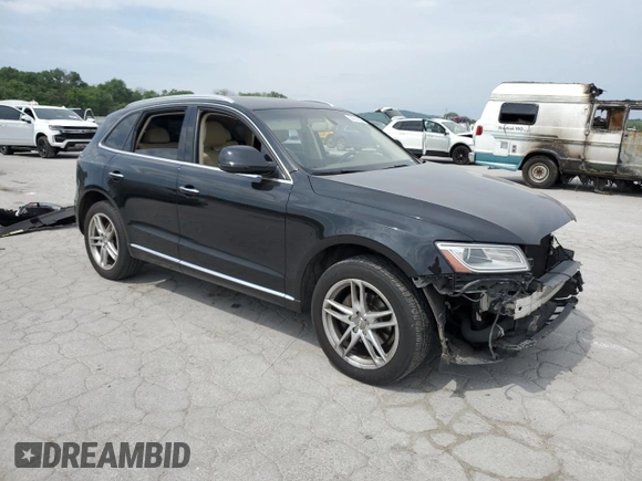 2017 Audi Q5 Premium with VIN WA1C2AFP2HA097106, listed as a Copart auction lot 58935585 with 105,187 mi miles and Salvage title. Bid and sale history available at DreamBid. Image 4.