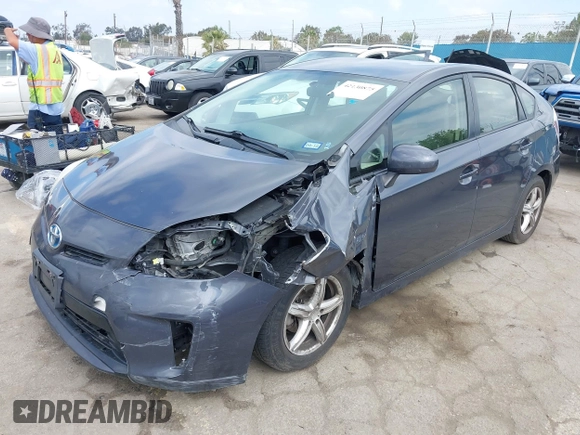 2013 Toyota Prius One with VIN JTDKN3DU4D5639287, listed as a IAAI auction lot 42130875 with 133,560 mi miles and . Bid and sale history available at DreamBid. Image 18.