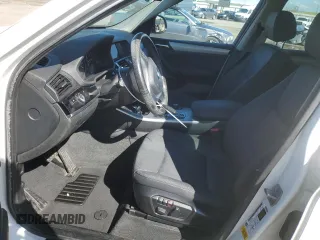 2017 BMW X3 sDrive28i with VIN 5UXWZ7C54H0U47165, listed as a Copart auction lot 49255465 with 57,242 mi miles and Salvage Title. Bid and sale history available at DreamBid. Image 7.