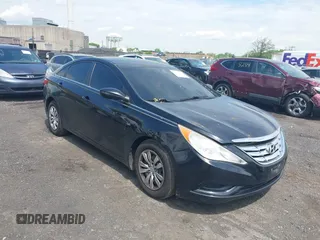 2013 Hyundai Sonata GLS with VIN 5NPEB4AC0DH566457, listed as a IAAI auction lot 42230391 with 126,107 mi miles and . Bid and sale history available at carsss.com. Image 1.