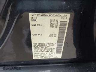 2014 Nissan Altima 2.5 S with VIN 1N4AL3AP3EC129872, listed as a IAAI auction lot 41694134 with 1 mi miles. Bid and sale history available at carsss.com. Image 9.