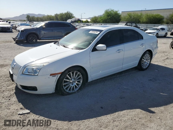 2007 Mercury Milan Premier with VIN 3MEHM08187R602626, listed as a Copart auction lot 59989294 with 128,471 mi miles and Salvage Title. Bid and sale history available at carsss.com. Image 1.