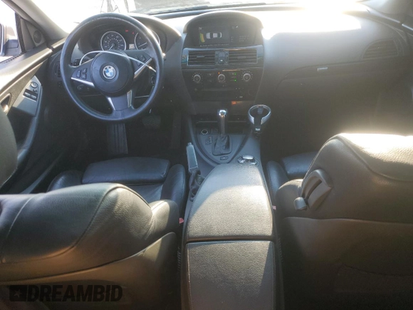 2004 BMW 6 Series 645Ci z VIN WBAEH73434B190924, wystawiony jako Copart lot #74318214 z przebiegiem 121 317 mil mil oraz Czysty tytuł • Clean title. Historia ofert i sprzedaży dostępna na DreamBid. Obrazek 8.