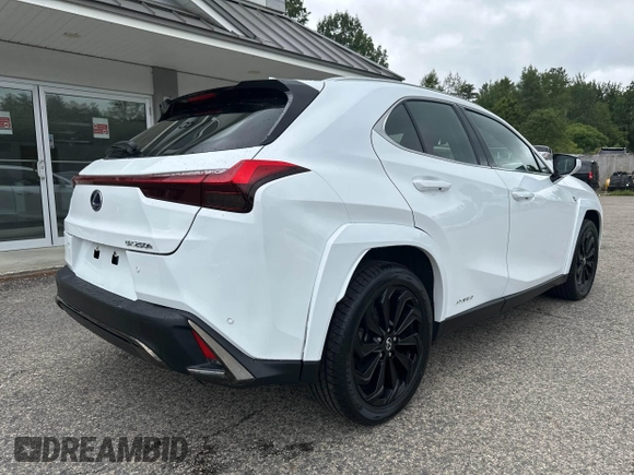2022 Lexus UX 250h F Sport with VIN JTHR9JBH5N2060372, listed as a IAAI auction lot 42521654 with 110,619 mi miles and . Bid and sale history available at DreamBid. Image 4.