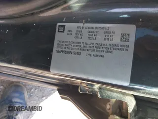 2014 Buick Verano with VIN 1G4PP5SK9E4198403, listed as a IAAI auction lot 42060049 with 263,251 mi miles and . Bid and sale history available at DreamBid. Image 9.