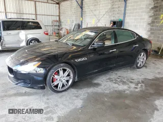2016 Maserati Quattroporte S with VIN ZAM56RPA3G1189783, listed as a Copart auction lot 50347163 with 85,412 mi miles. Bid and sale history available at carsss.com. Image 1.