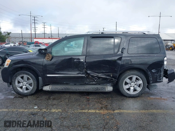 2011 Nissan Armada SV with VIN 5N1AA0ND5BN600138, listed as a IAAI auction lot 41535623 with 218,533 mi miles and . Bid and sale history available at DreamBid. Image 15.