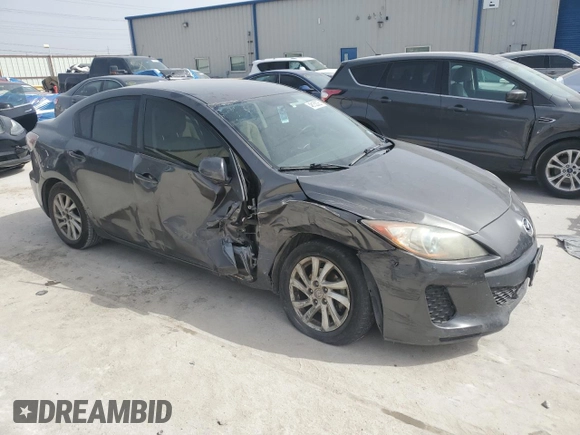 2012 Mazda 3 i Touring with VIN JM1BL1V78C1678523, listed as a Copart auction lot 48153035 with 113,429 mi miles and Salvage Title. Bid and sale history available at DreamBid. Image 4.
