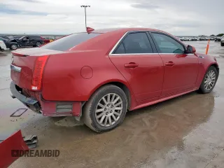 2012 Cadillac CTS with VIN 1G6DC5E51C0147123, listed as a Copart auction lot 60231965 with 133,652 mi miles and Salvage title. Bid and sale history available at DreamBid. Image 3.