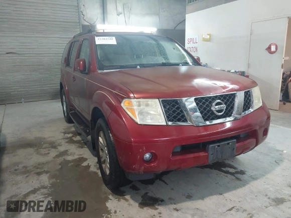 2005 Nissan Pathfinder SE с VIN 5N1AR18W05C747351, выставлен на аукционе IAAI как лот 42384548 с пробегом 138 122 миль миль и . История ставок и продаж доступна на DreamBid. Изображение 1.
