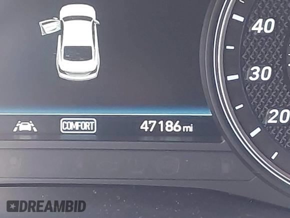 2021 Genesis G70 2.0T with VIN KMTG64LA9MU073635, listed as a IAAI auction lot 41829019 with 47,186 mi miles and . Bid and sale history available at DreamBid. Image 15.