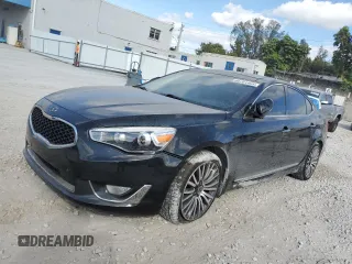 2016 Kia Cadenza Premium z VIN KNALN4D7XG5198982, wystawiony jako Copart lot #88701405 z przebiegiem 98 273 mil mil oraz Szkoda całkowita • Salvage title. Historia ofert i sprzedaży dostępna na DreamBid. Obrazek 1.
