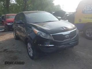 2013 Kia Sportage LX with VIN KNDPBCA27D7451269, listed as a IAAI auction lot 42399187 with 119,507 mi miles and . Bid and sale history available at DreamBid. Image 1.