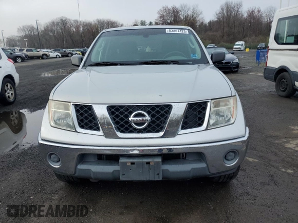2008 Nissan Frontier SE with VIN 1N6AD07W48C401366, listed as a Copart auction lot 53807425 with 182,450 mi miles and Clean title. Bid and sale history available at DreamBid. Image 5.
