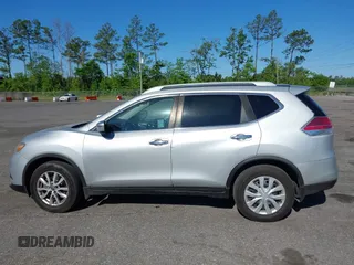 2016 Nissan Rogue S with VIN 5N1AT2MNXGC798895, listed as a IAAI auction lot 42012693 with 175,349 mi miles and . Bid and sale history available at DreamBid. Image 14.